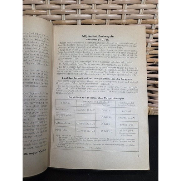 Vintage German Cook book Backen Macht Freude Dr. Oetker Backbuch - Picture 6 of 15